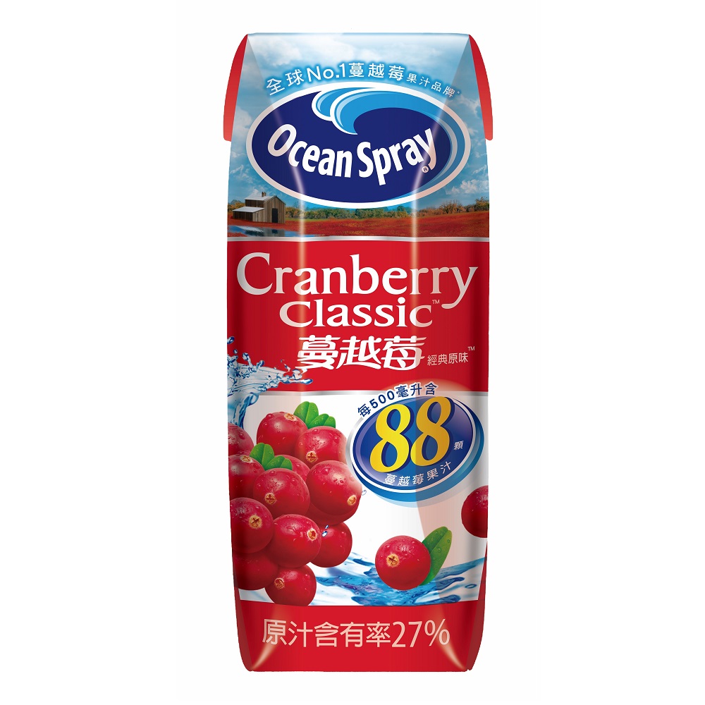 優鮮沛蔓越莓綜合果汁飲料經典原味 250ml