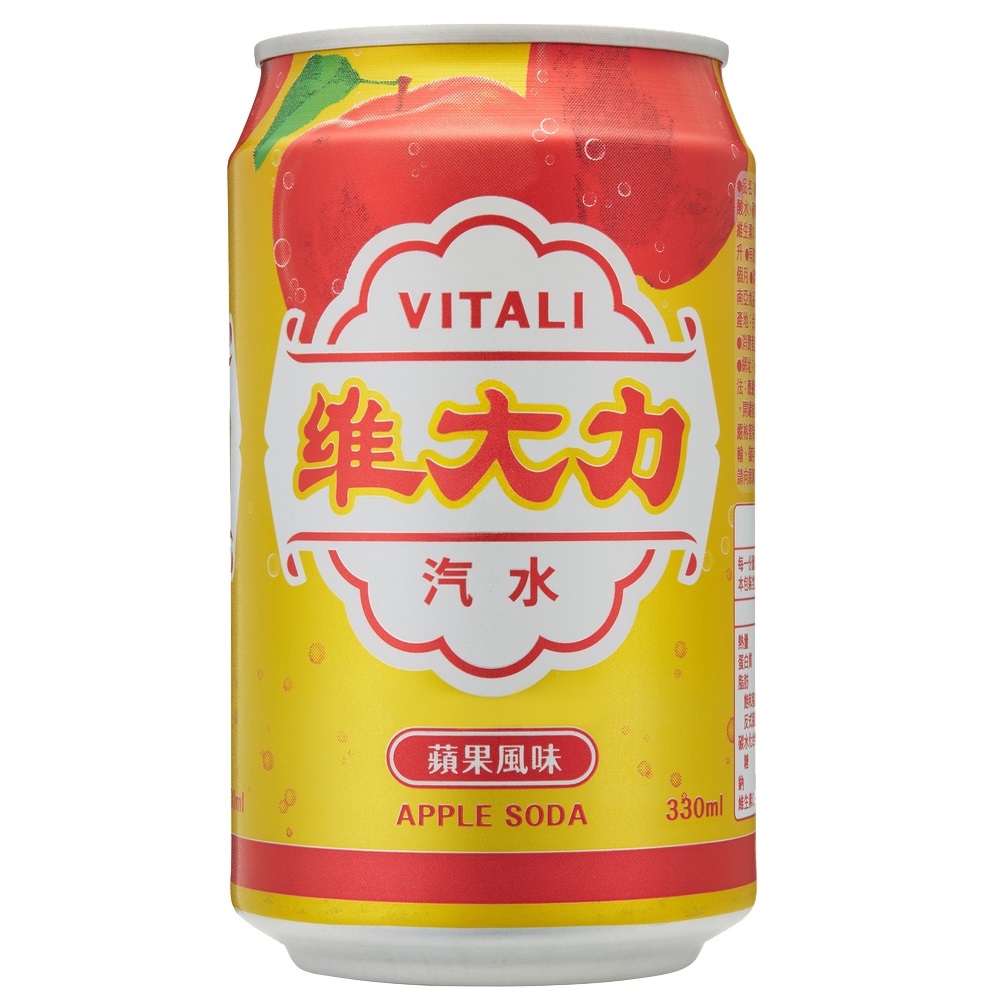 維大力蘋果風味氣水330ml