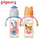 【Pigeon 貝親】第三代迪士尼母乳實感PPSU奶瓶330ml/動物方城市(茱蒂兔/尼克狐)