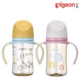 【Pigeon貝親 】第三代母乳實感雙把手PPSU奶瓶240ml(2款)