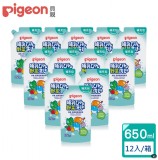 【Pigeon貝親 】奶瓶蔬果清潔液補充包650ml(12入/箱)