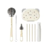 【Snowbear 小白熊】盒裝奶瓶清潔刷6件組