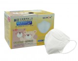 幼幼3D醫用口罩／細耳帶／潔淨白／50入