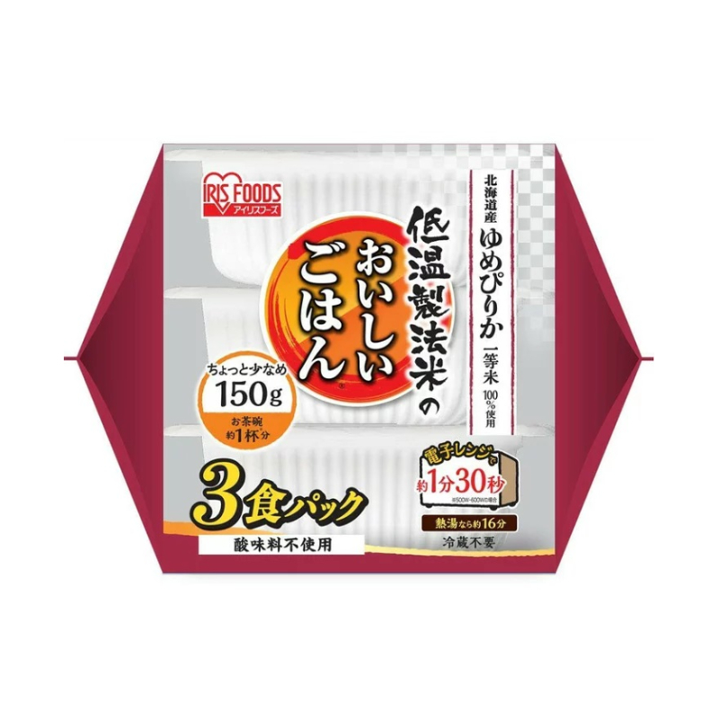 Iris Foods北海道微波白飯150g*3入