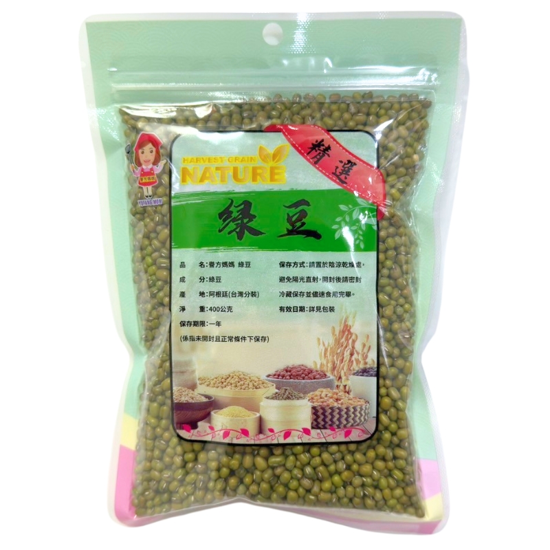 譽方媽媽綠豆400g