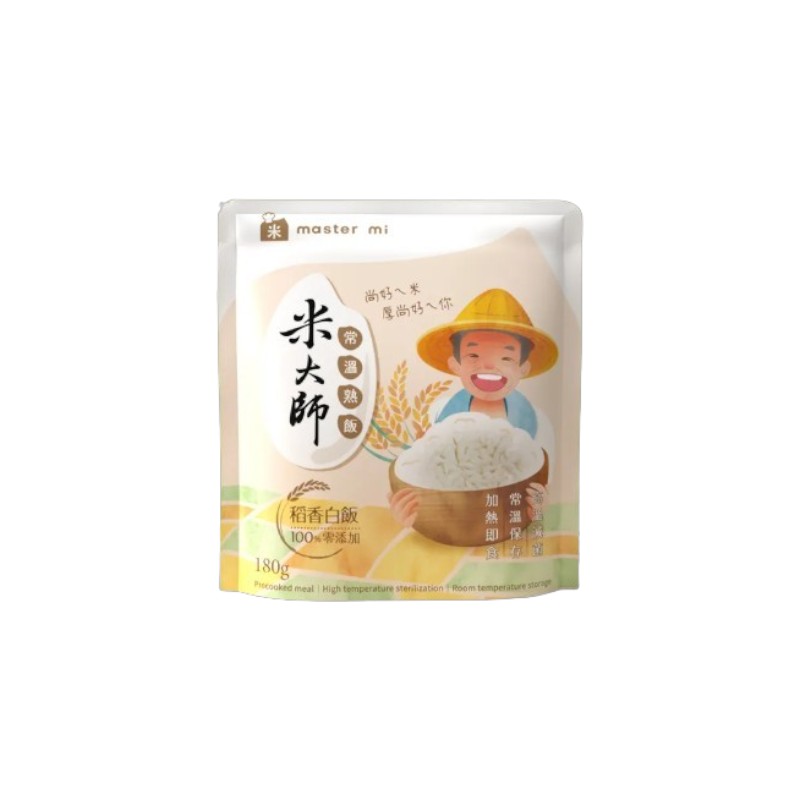 米大師 常溫熟飯 稻香白飯180g