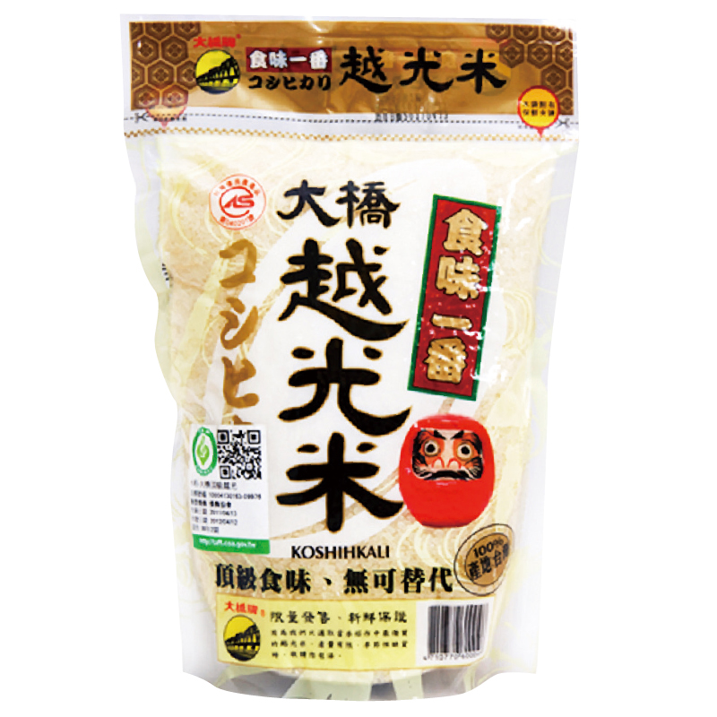 大橋牌-頂級CAS越光米1.5kg