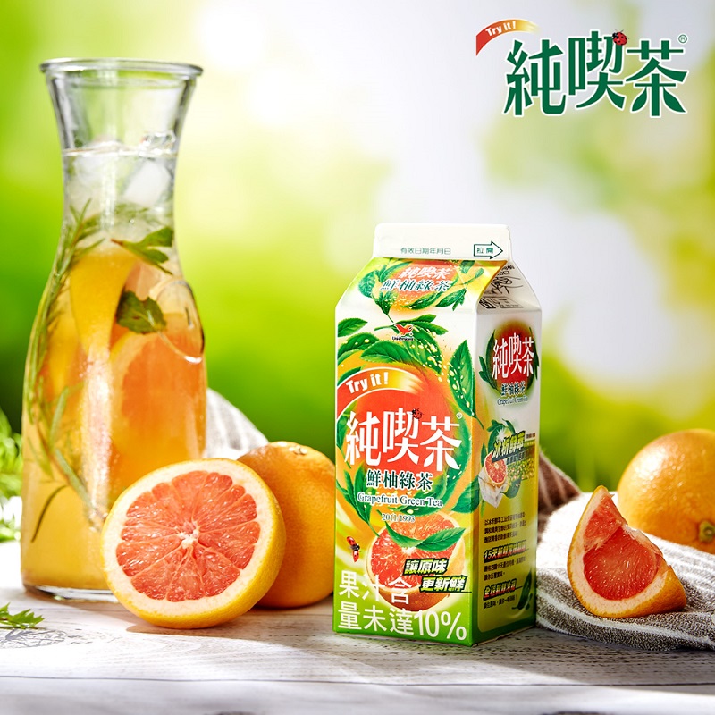 統一純喫茶-鮮柚綠茶650ml