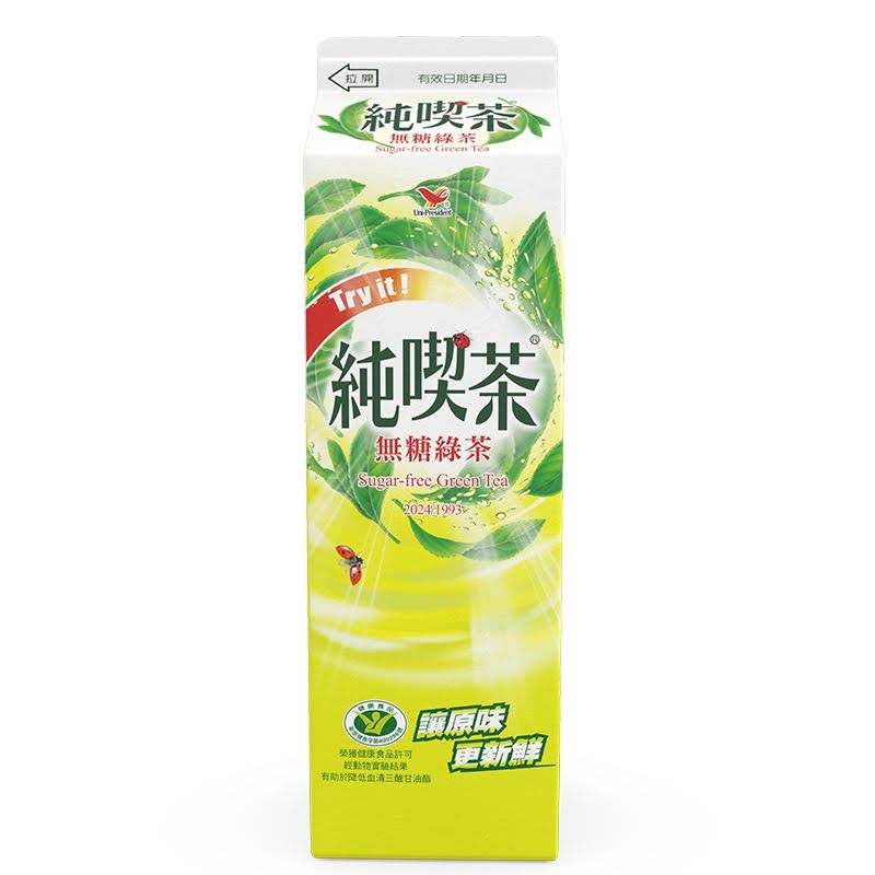 統一純喫茶無糖綠茶960ml