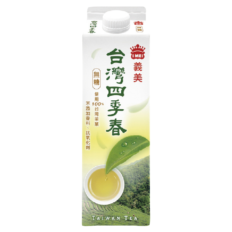 義美無糖台灣四季春936ml