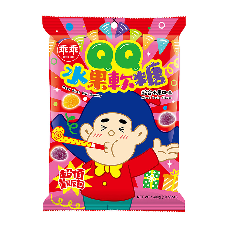 乖乖QQ水果軟糖-綜合水果口味300g