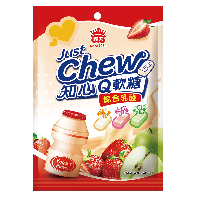 義美知心Q軟糖(綜合乳酸)