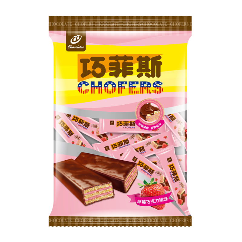 77巧菲斯夾心酥(草莓口味)296G