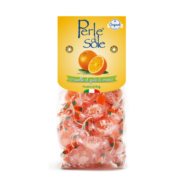 義大利Perle di Sole 橘子風味硬糖