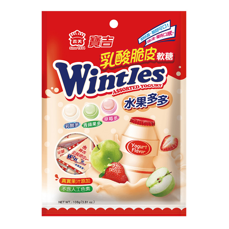 義美果汁脆皮軟糖(水果多多)