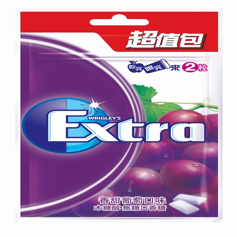 EXTRA木糖醇口香糖超值包葡萄
