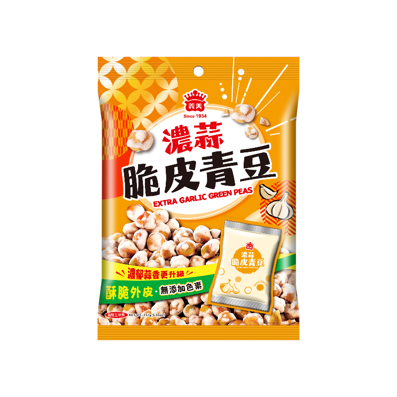 義美濃蒜脆皮青豆151g