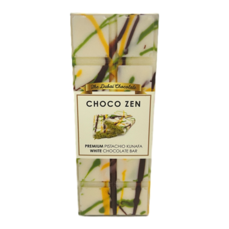 Chocozen 杜拜開心果巧克力-白巧克力65G