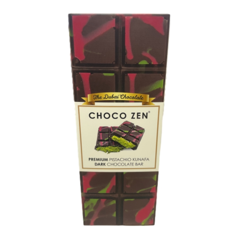 Chocozen 杜拜開心果巧克力-黑巧克力65G