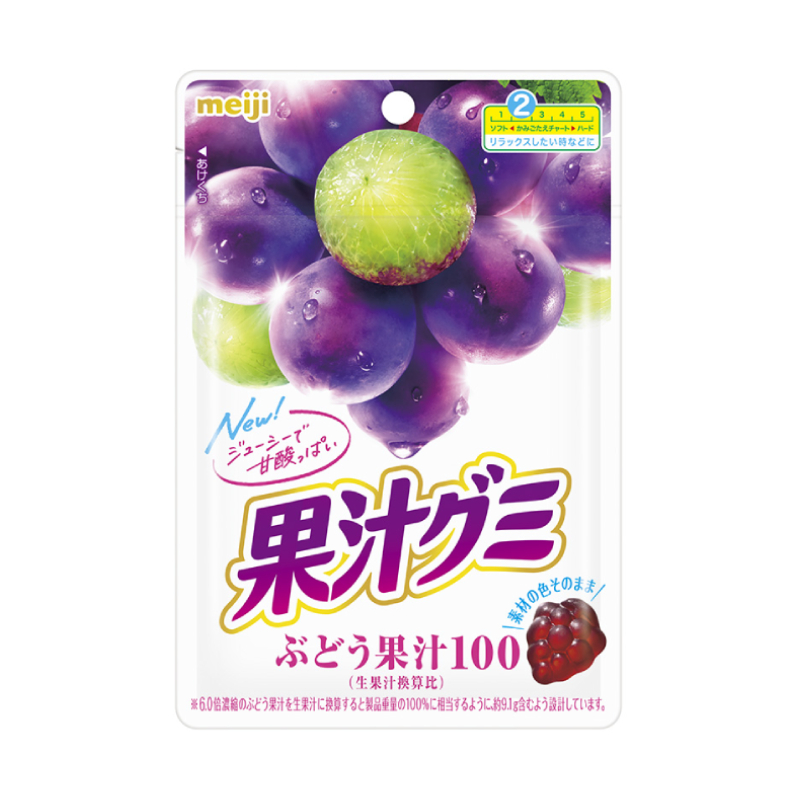 明治果汁QQ軟糖-葡萄口味54g