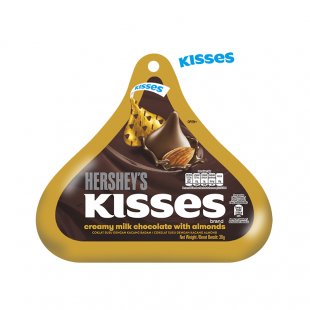 Kisses杏仁夾餡牛奶巧克力36g