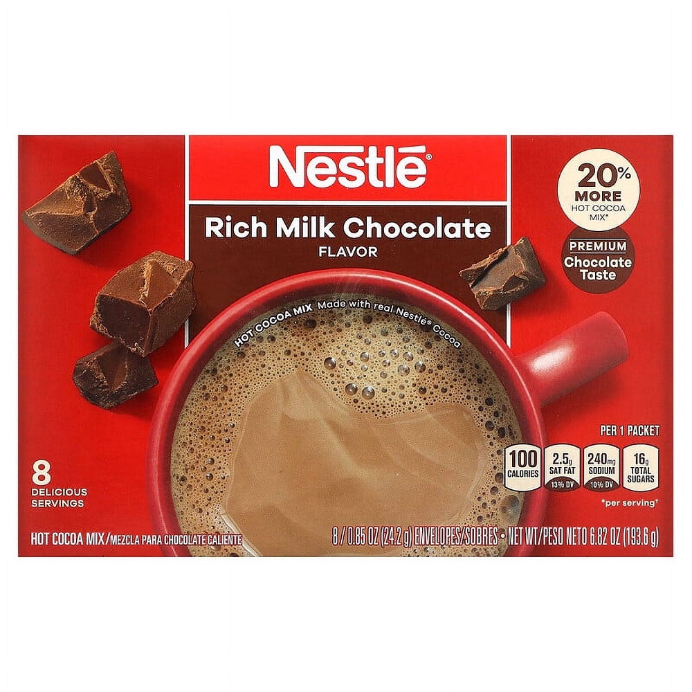 美國Nestle濃郁牛奶巧克力熱可可粉