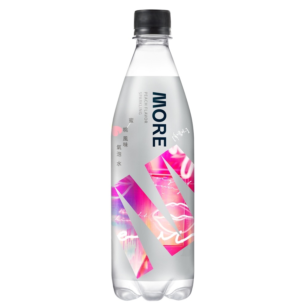味丹多喝水MORE氣泡水蜜桃風味560ml