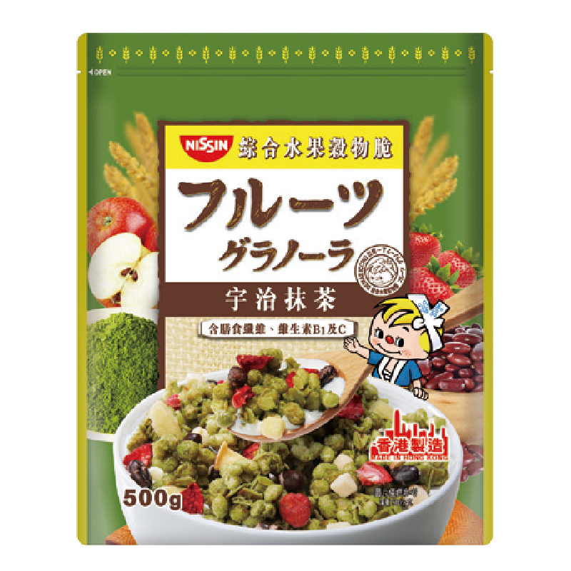 日清宇治抹茶綜合水果穀物脆