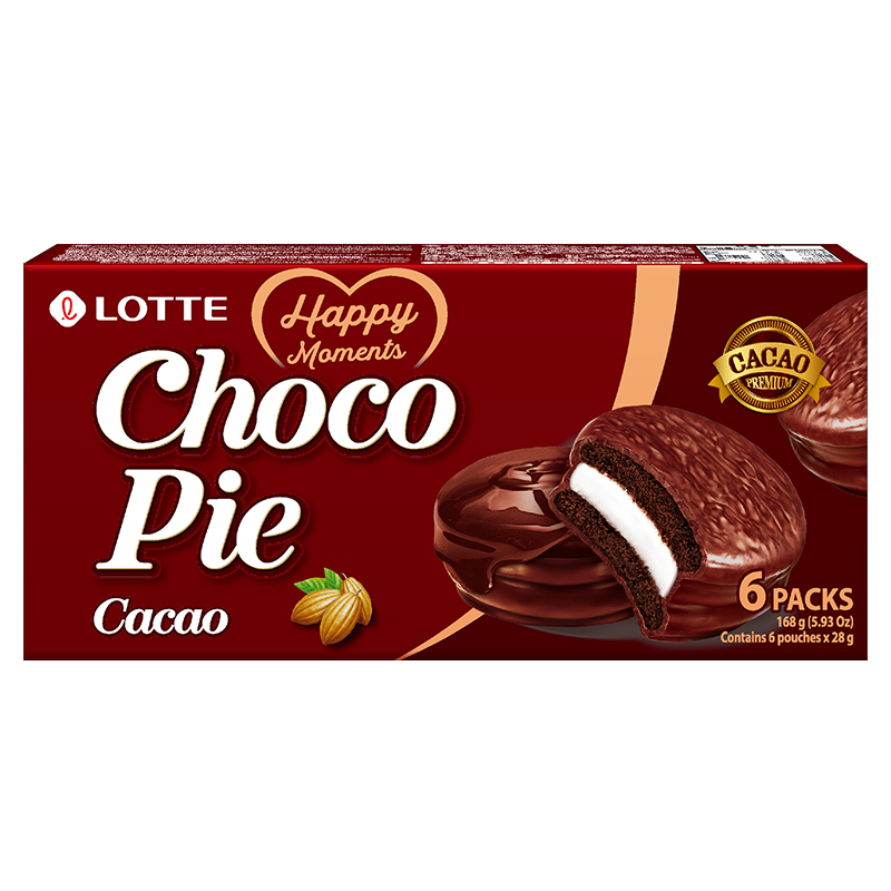 LOTTE 黑巧克力派
