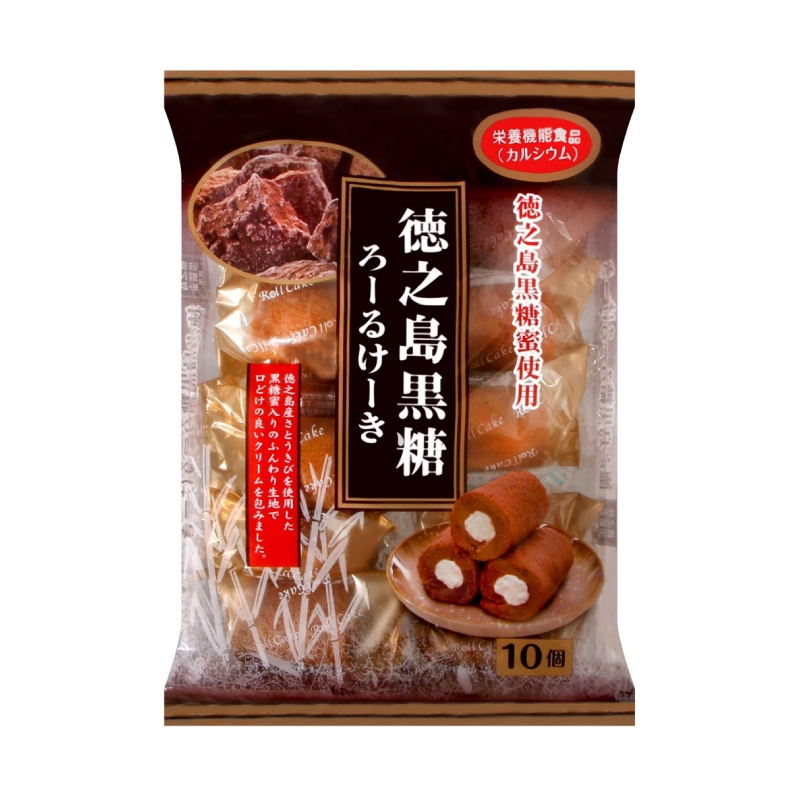 山內德之島黑糖風味瑞士捲