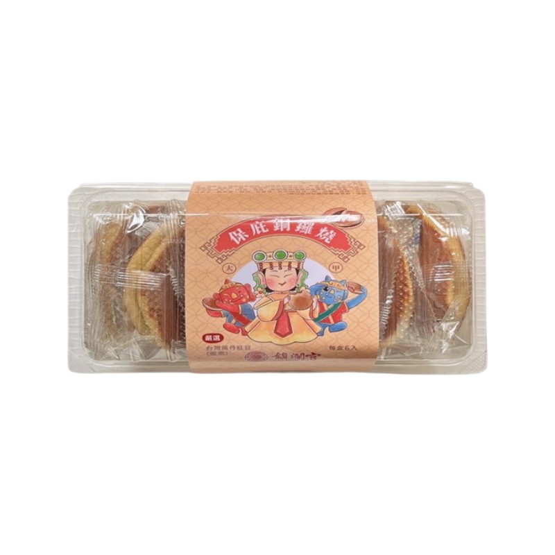 萬丹紅豆銅鑼燒6入