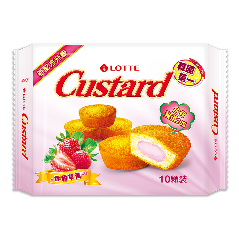 LOTTE 蛋黃派-香甜草莓風味(10顆裝)