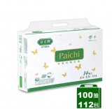 百吉牌Paichi抽取式衛生紙100抽x14包x8袋(112包)