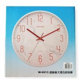 【校友會商城】-【6913 超靜音大理石紋時鐘積分+現金只要194元】