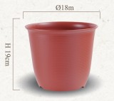 【校友會商城】-【932814 6吋素陶盆-白積分+現金只要62元】