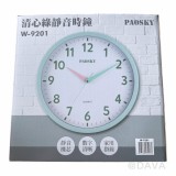 【校友會商城】-【W9201 清心綠靜音時鐘積分+現金只要236元】