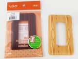 【LINE SHOP】-【C9253 3孔木紋美化開關貼1入積分+現金只要14元】