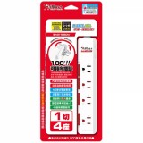 【校友會商城】-【PU3143S 保護傘1切4座3P延長線積分+現金只要278元】