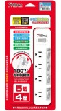 【校友會商城】-【PU3546 保護傘5切4座3P延長線6尺積分+現金只要362元】