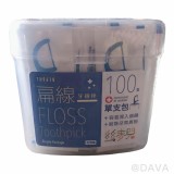 【校友會商城】-【TH9618 100支絲麥兒單支包扁線牙積分+現金只要61元】