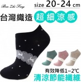 【校友會商城】-【963751 0273 超細舒爽女船襪花邊積分+現金只要32元】