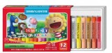 【校友會商城】-【OP12A 雄獅粉蠟筆12色積分+現金只要37元】