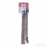 【校友會商城】-【026741 卡其色拉鍊-2入(23cm)積分+現金只要12元】