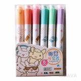 【校友會商城】-【99226 趣味社印章短螢光筆6入積分+現金只要40元】