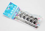 【校友會商城】-【431003 DIY圓形紙夾5入小積分+現金只要16元】