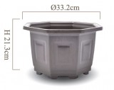 【校友會商城】-【932715 1尺1 八角花盆-咖積分+現金只要83元】
