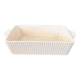 【校友會商城】-【310162 條絨9"長方烤盤綠藍粉積分+現金只要163元