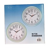 【校友會商城】-【W738 圓型時尚簡潔掛鐘積分+現金只要121元】