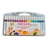【校友會商城】-【98886 36色三角丙烯馬克筆積分+現金只要173元】