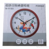 【校友會商城】-【W9185 超靜音財神爺時鐘積分+現金只要236元】